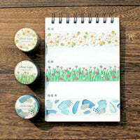Clear Tape Canvas Series - Flower Field