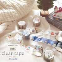 Clear Tape Hokkori Life - Snowman | Moshi Moshi Paris Japan