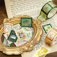 Washi Tape Post Office - Plant Green | Moshi Moshi Paris