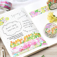 Washi Tape Japonais - Tulip Garden | Moshi Moshi Papeterie
