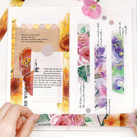 Washi Tape Watercolor Flower - Mukaihawaii