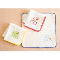 Serviette Japonaise Leaves - Sleeping Hérisson | Moshi Moshi Paris