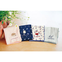 Serviette Japonaise Réversible - Hiboux | Moshi Moshi Paris