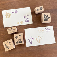 Tampon Stamp Marche - Snow Pole Flower | Moshi Moshi Papeterie