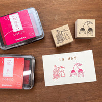 Tampon Stamp Marche - Marle Chan Cherry | Moshi Moshi Papeterie