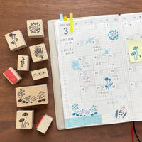 Tampon Stamp Marche - Coquelicot | Moshi Moshi Papeterie