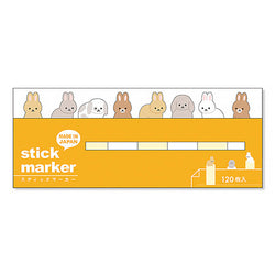 Marque Page Sticker Lapin - Rabbit | Moshi Moshi Papeterie Kawaii