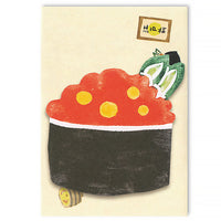 Carte Delicious - Sushi Aux Œufs de Saumon | Moshi Moshi Papeterie