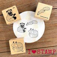 Tampon I Love Stamp - Fox | Moshi Moshi Papeterie