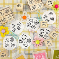 Set de 4 Tampons Bullet Journal - Heading Cat | Moshi Moshi Paris