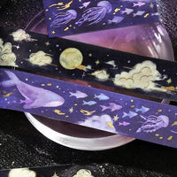 Washi Tape Sky Stars - Whale | Moshi Moshi Paris Japan