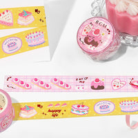 Washi Tape Sweet - Yellow Cake | Moshi Moshi Bullet Journal
