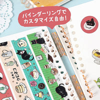 Seal Book Carnet de Stickers Chat - Scrapbooking | Moshi Moshi