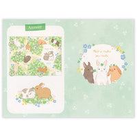 Carte de Vœux Cute Bunnies - For You | Moshi Moshi Paris