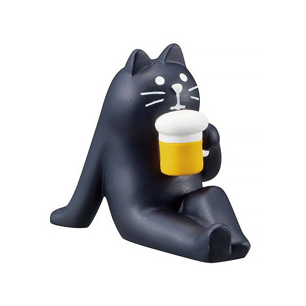 Mini Figurine Chat Bière - Déco Japonaise | Moshi Moshi Paris