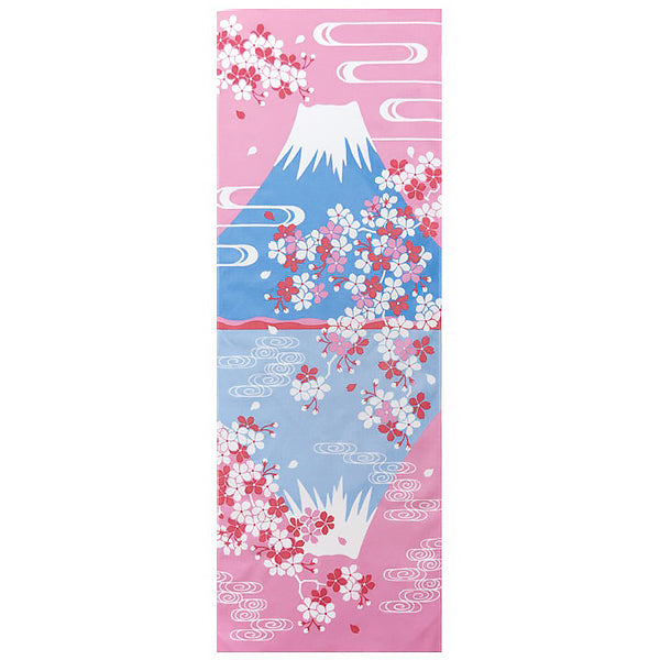 Tenugui Mont Fuji & Fleur de Cerisier - Made in Japan | Moshi Moshi 