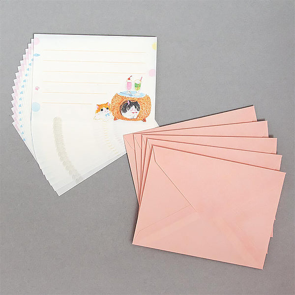 Papier Lettre & Enveloppe Chat - Goro Goro