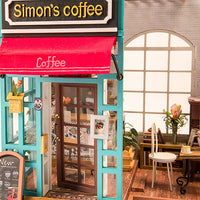 Rolife Simon's Coffee - Maison Miniature | Moshi Moshi Paris