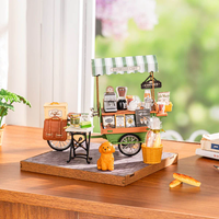 Rolife Aromatic Coffee Cart - Maison Miniature | Moshi Moshi Paris