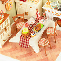 Rolife Warm Dining Room - Maison Miniature | Moshi Moshi Paris