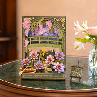 Rowood Glittering Water Lily - Puzzle 3D | Moshi Moshi Paris