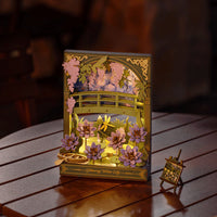 Rowood Glittering Water Lily - Puzzle 3D | Moshi Moshi Paris