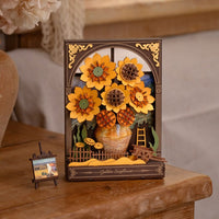 Rowood Golden Sunflower - Puzzle 3D | Moshi Moshi Paris