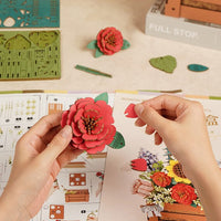 Rowood Wooden Blom Box - Puzzle 3D | Moshi Moshi Paris