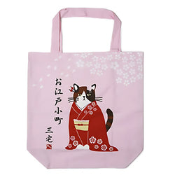 Tote Bag Chat - Geisha | Moshi Moshi Boutique Japonaise