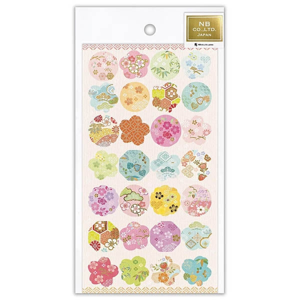 Stickers Seal Kimono - Chitose | Moshi Moshi Papeterie Japonaise
