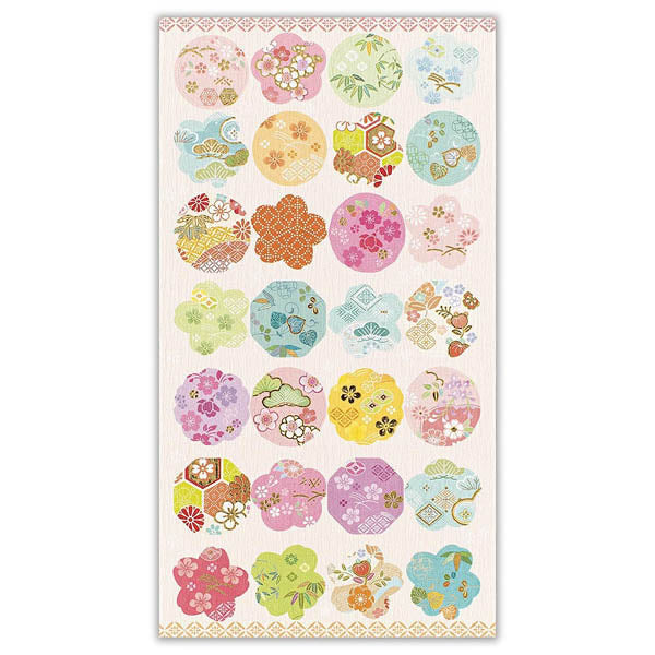 Stickers Seal Kimono - Chitose | Moshi Moshi Papeterie Japonaise