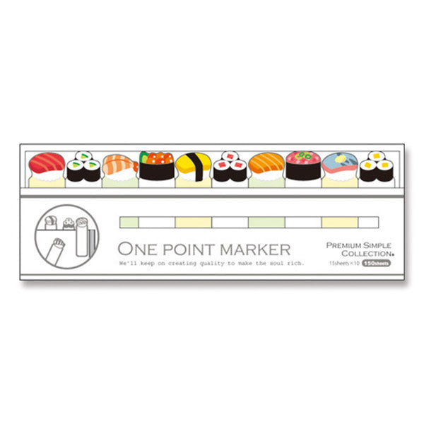 Marque Page Sticker Sushi - Papeterie Japonaise | Moshi Moshi Paris