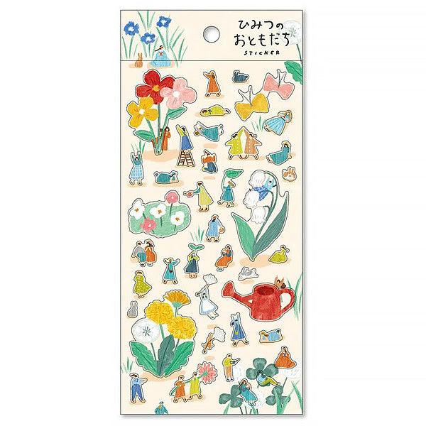 Stickers Japonais Secret - Flower Lutin | Moshi Moshi Papeterie