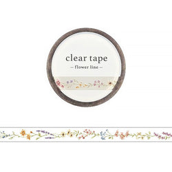 Clear Tape Flower Line - Bullet Journal | Moshi Moshi Paris