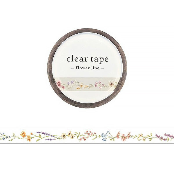 Clear Tape Flower Line - Bullet Journal | Moshi Moshi Paris