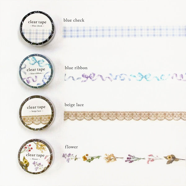 Clear Tape Flower - Bullet Journal | Moshi Moshi Paris