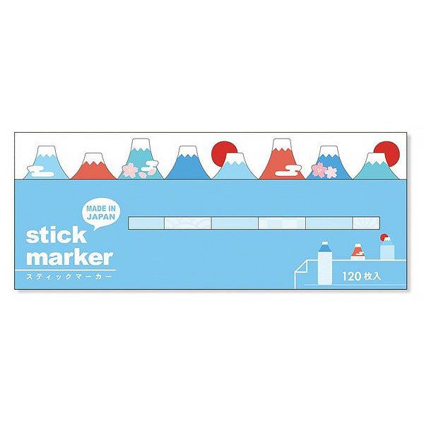 Marque Page Sticker - Fuji Sakura | Moshi Moshi Papeterie