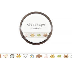 Clear Tape Hokkori Animal - Bullet Journal | Moshi Moshi Paris