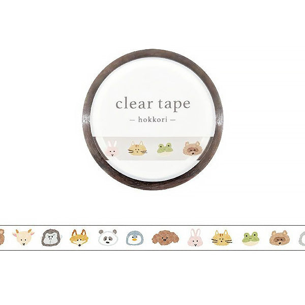Clear Tape Hokkori Animal - Bullet Journal | Moshi Moshi Paris