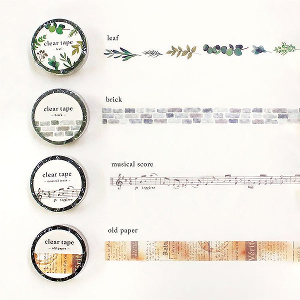 Clear Tape leaf - Bullet Journal | Moshi Moshi Paris