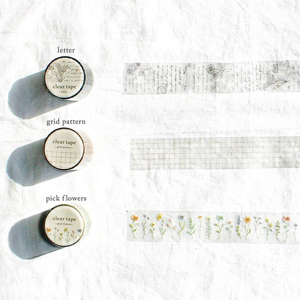 Clear Tape Landscape - Letter | Moshi Moshi Papeterie 