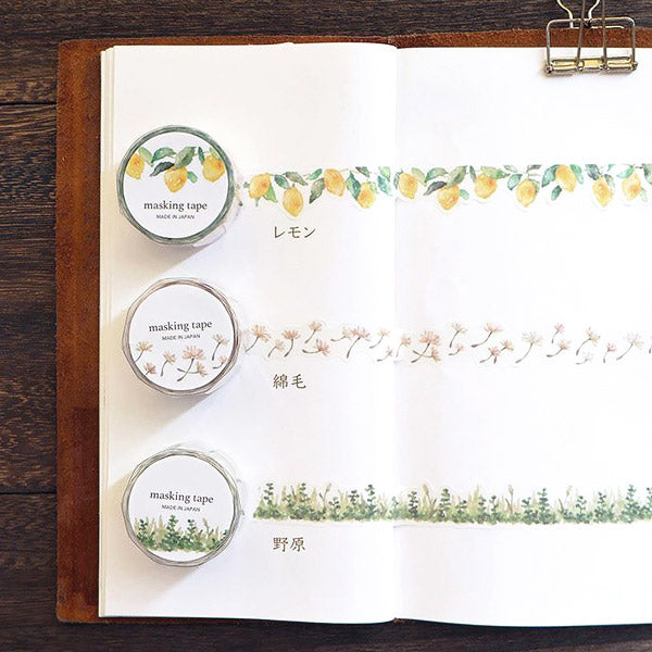 Washi Tape Flower - Field | Moshi Moshi Papeterie