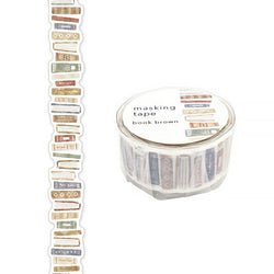 Washi Tape - Book Brown | Moshi Moshi Papeterie