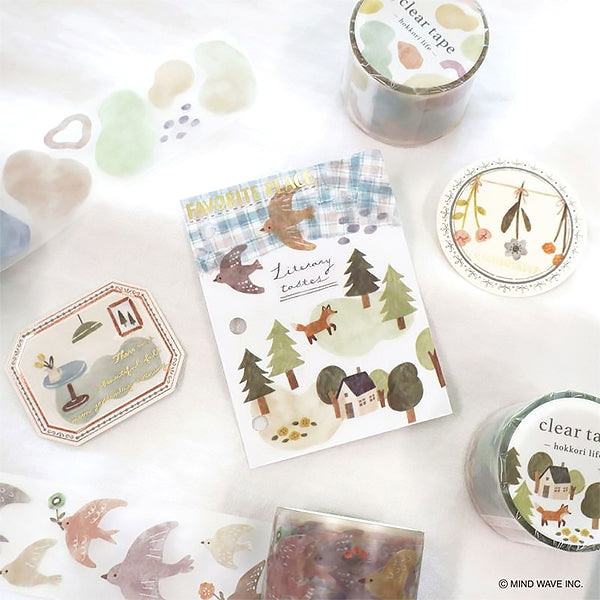 Masking Tape Clear Tape Hokkori Life - Mori | Moshi Moshi Paris