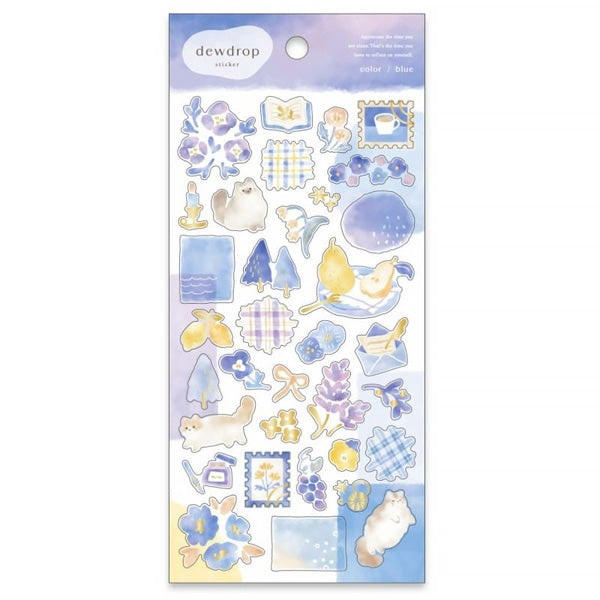 Stickers Japonais Drewdrop - Cat Neko | Moshi Moshi Papeterie