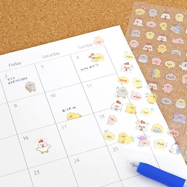 Stickers Mood Icon - Emoji Chick | Moshi Moshi Papeterie 