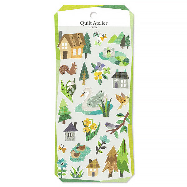 Stickers Japonais Quilt Atelier - Lakeside | Moshi Moshi Papeterie