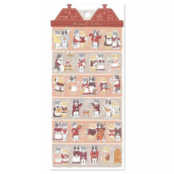 Stickers Animal Butler - Inu | Moshi Moshi Papeterie