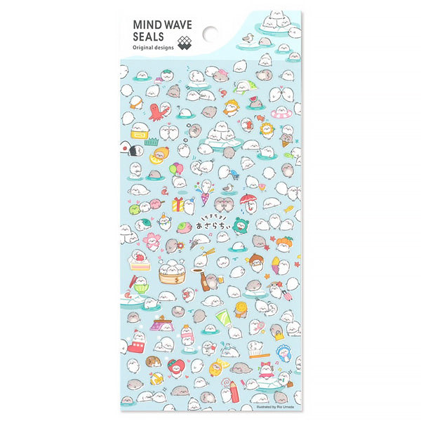 Stickers Japonais Kawaii - Phoque | Moshi Moshi Papeterie