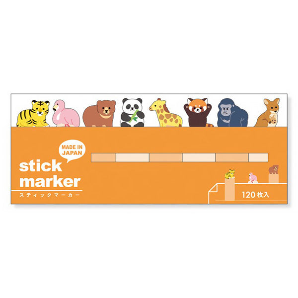 Marque Page Sticker - Animals | Moshi Moshi Papeterie